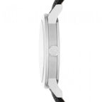 Burberry Men's Check Stamped Black White Watch