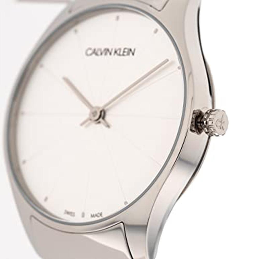 Calvin Klein Classic 24MM Silver Leather - WatchPilot