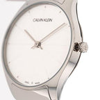 Calvin Klein Classic 24MM Silver Leather - WatchPilot