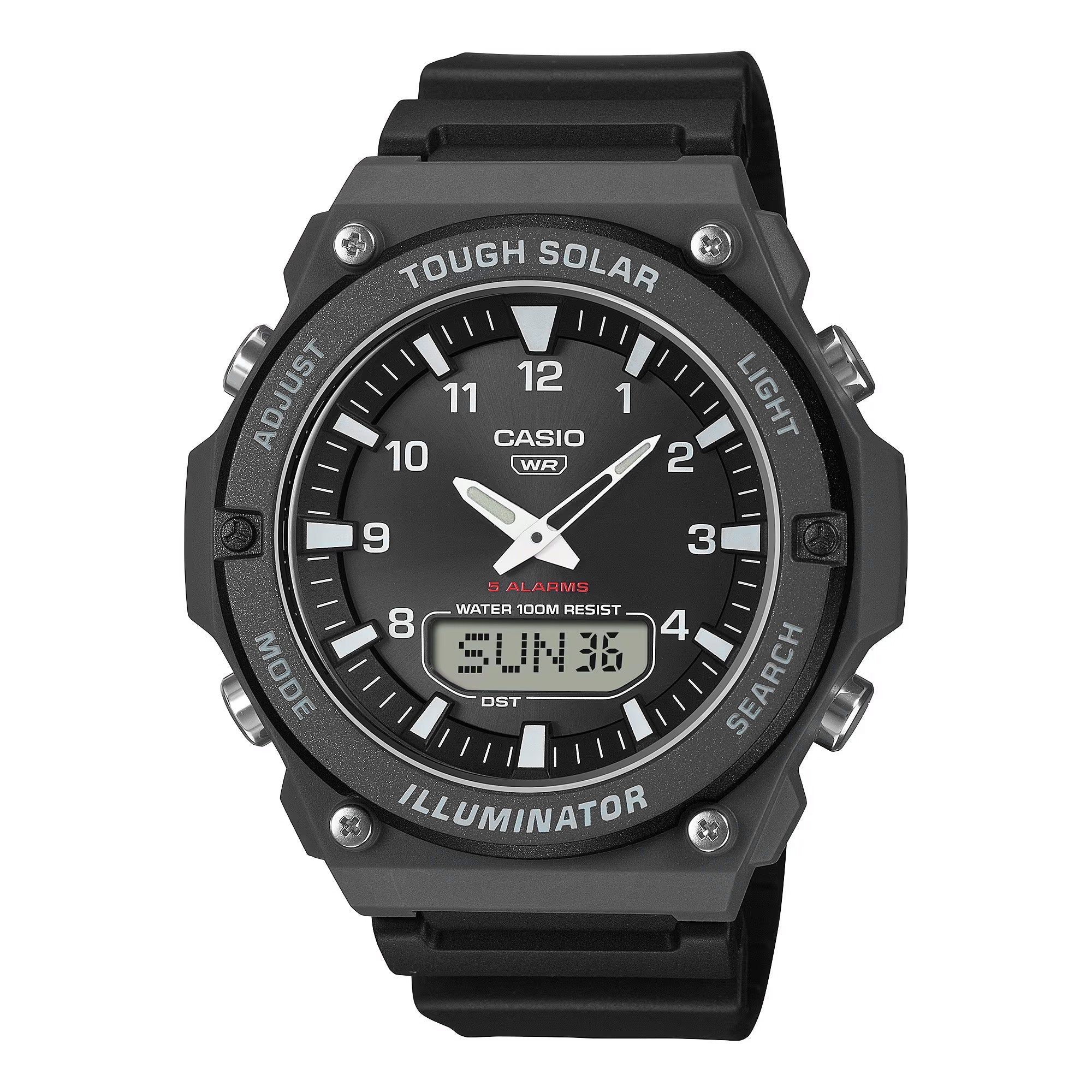 Casio Tough Solar Men's Black Watch