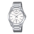 Casio Standard Day Date Unisex White Watch