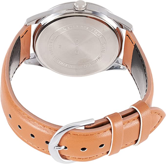 Casio Dress Unisex Brown Blue Watch