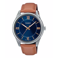 Casio Dress Unisex Brown Blue Watch