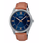 Casio Dress Unisex Brown Blue Watch