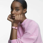 Swarovski Watch Lucent with Silicone Strap Pink
