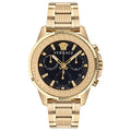 Chornograph Watch - Versace Greca Action Chrono Men's Gold Watch VE3J00622