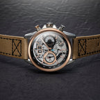 Chronograph Watch - AVI-8 Burnt Gold Brown Hawker Harrier Chronograph Watch AV-4065-02