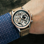 Chronograph Watch - AVI-8 Burnt Gold Brown Hawker Harrier Chronograph Watch AV-4065-02