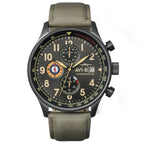 Chronograph Watch - AVI-8 Dark Earth Hawker Hurricane Chronograph Watch AV-4011-0E