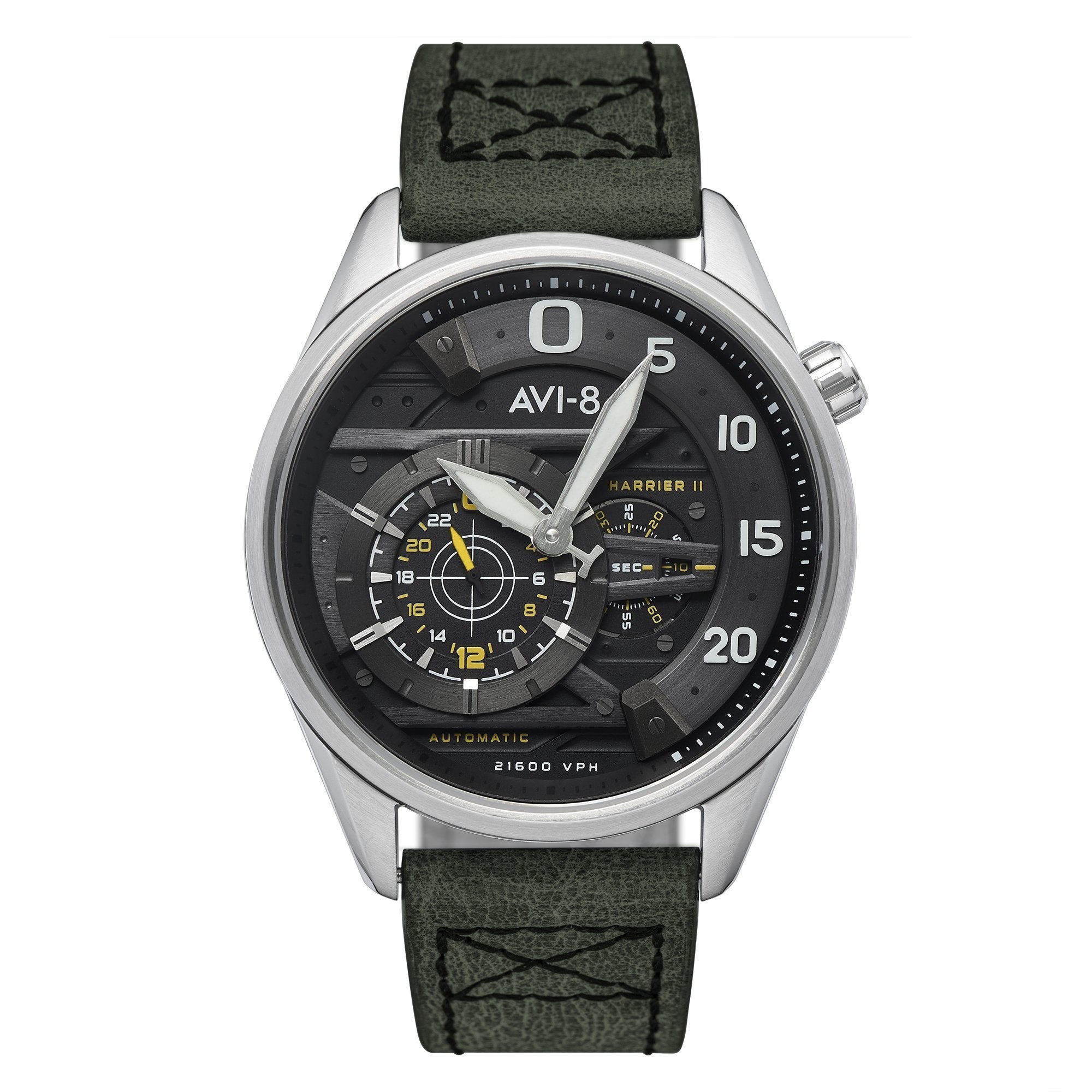 Chronograph Watch - AVI-8 Ghost Grey Hawker Harrier II Chronograph Watch AV-4070-01