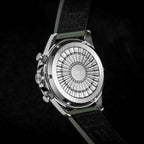 Chronograph Watch - AVI-8 Ivory Steel Hawker Harrier Chronograph Watch AV-4065-01