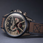 Chronograph Watch - AVI-8 Men's Desert Brown Hawker Harrier II Watch AV-4056-06