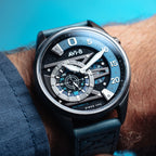 Chronograph Watch - AVI-8 Midnight Navy Hawker Harrier II Chronograph Watch AV-4070-02