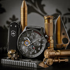 Chronograph Watch - AVI-8 Military Green Hawker Hurricane Chronograph Watch AV-4011-0D