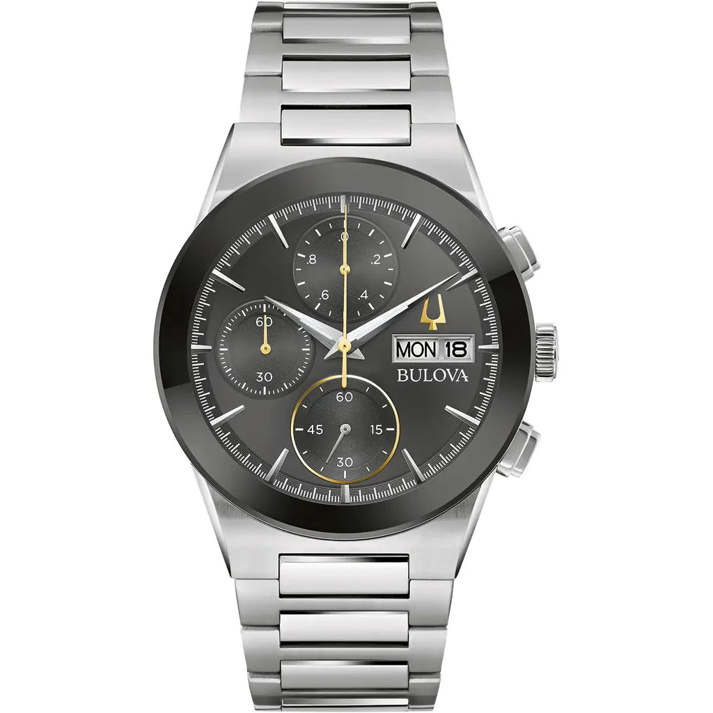 Chronograph Watch - Bulova Millennia Men's Silver Watch 96C149