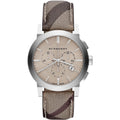Chronograph Watch - Burberry BU9361 Men's Chronograph The City Smoke Check Watch