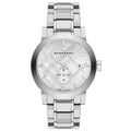 Chronograph Watch - Burberry BU9900 Men's Chronograph The City Silver Watch