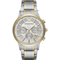 Chronograph Watch - Emporio Armani AR11076 Men's Two-Tone Chronograph Watch