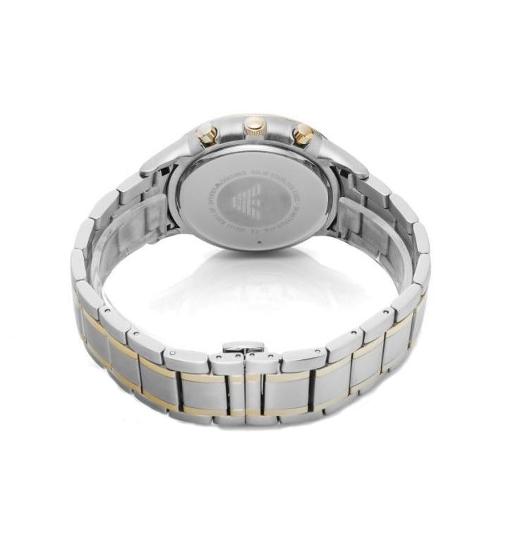 Chronograph Watch - Emporio Armani AR11076 Men's Two-Tone Chronograph Watch