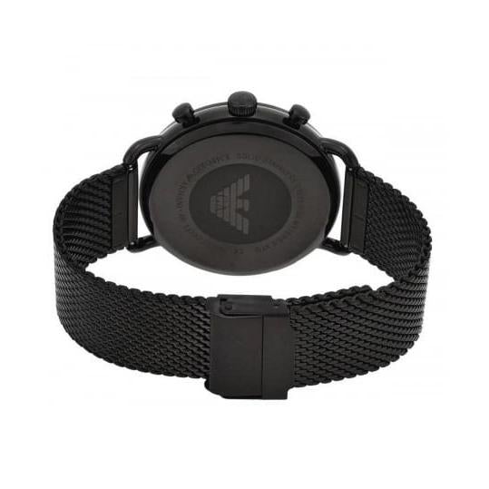 Chronograph Watch - Emporio Armani AR11142 Men's Aviator Black Watch