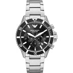 Chronograph Watch - Emporio Armani AR11360 Men's Diver Chronograph Steel Watch