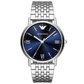 Chronograph Watch - Emporio Armani AR80010 Men's Navy Blue Watch