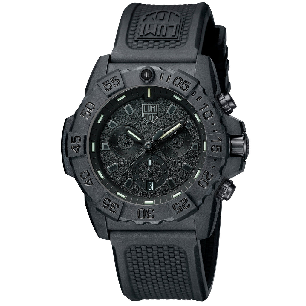 Chronograph Watch - Luminox Navy Seal Chrono Men's Black Watch XS.3581.BO