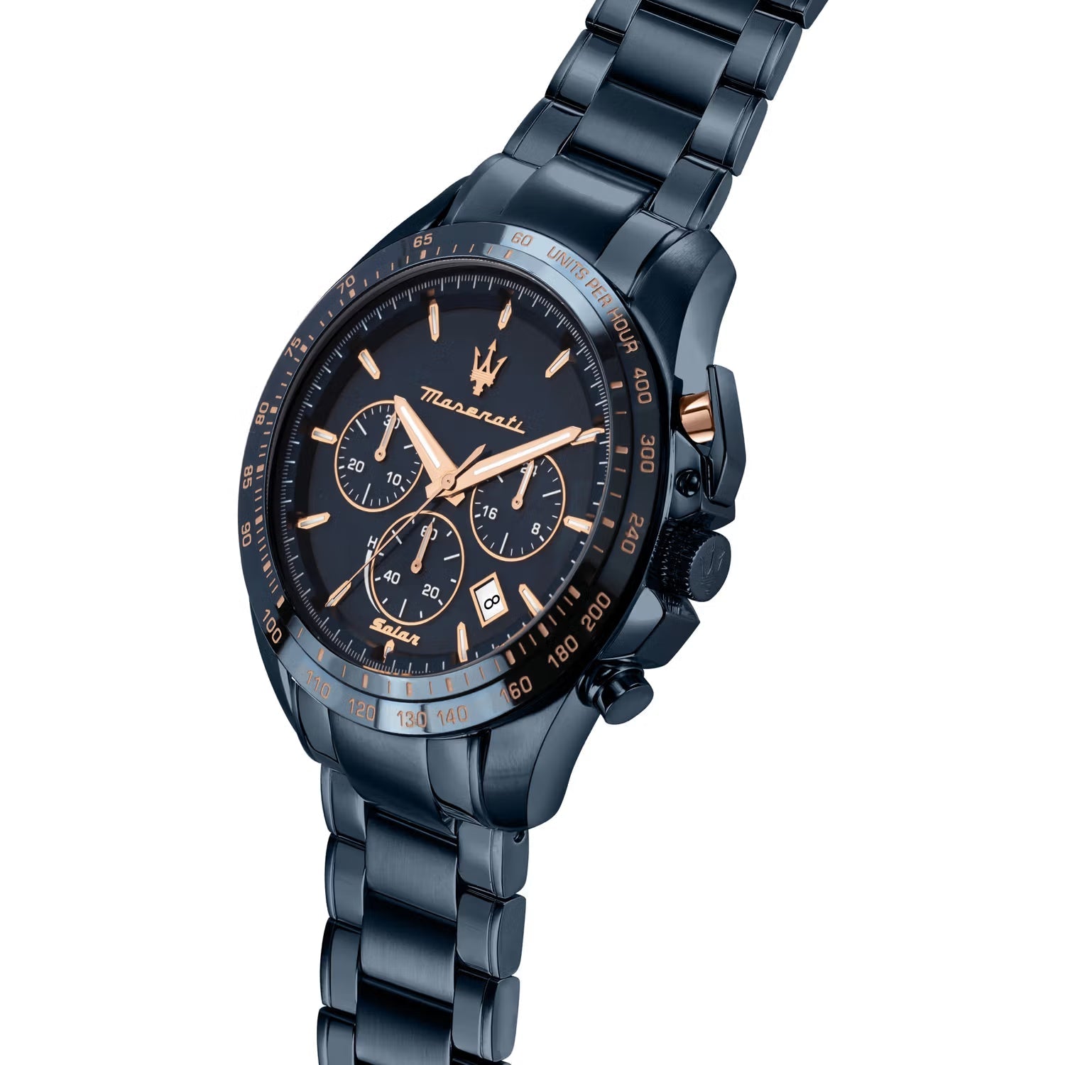 Chronograph Watch - Maserati Solar Blue Men's Watch R8873649001