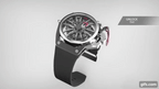 Chronograph Watch - Mazzucato Black Rim Monza Formula 1 Chronograph Watch RIM F1-BK2925
