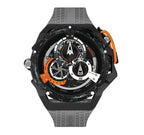 Chronograph Watch - Mazzucato Grey Rim Monza Formula 1 Chronograph Watch RIM F1-GYBLK