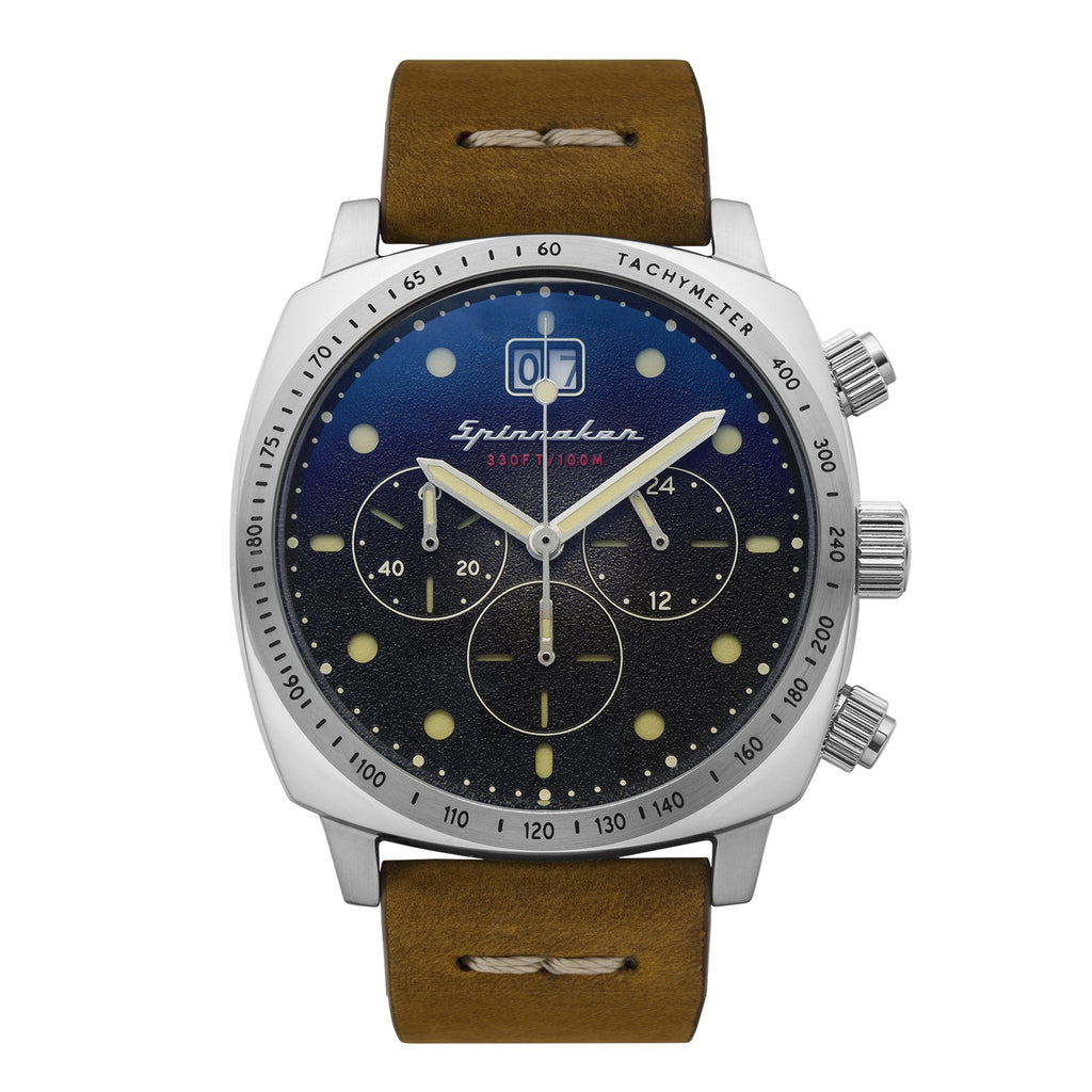 Chronograph Watch - Spinnaker Men's Brown Hull Watch SP-5068-01