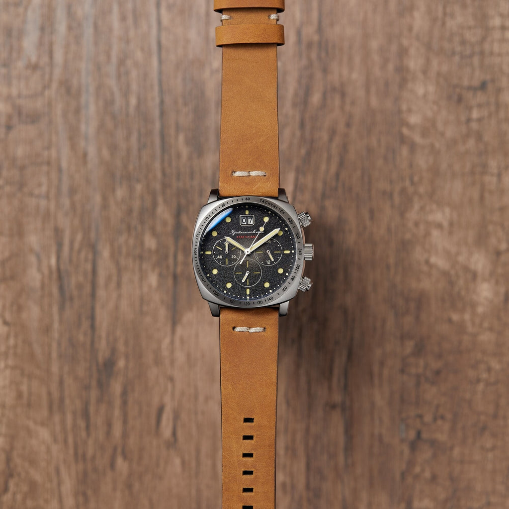 Chronograph Watch - Spinnaker Men's Brown Hull Watch SP-5068-01