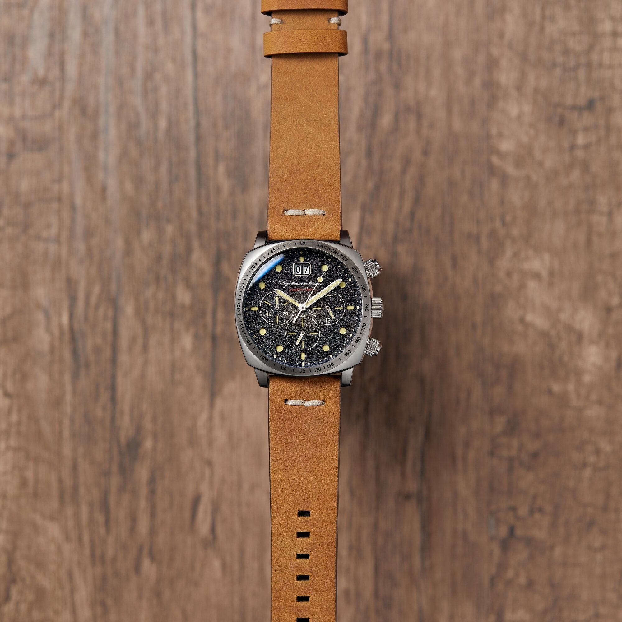Chronograph Watch - Spinnaker Men's Brown Hull Watch SP-5068-01