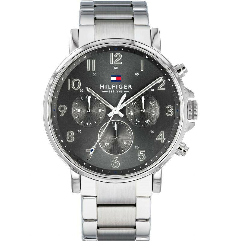 Chronograph Watch - Tommy Hilfiger 1710382 Men's Grey Chronograph Watch