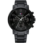 Chronograph Watch - Tommy Hilfiger 1710383 Men's Black Chronograph Watch
