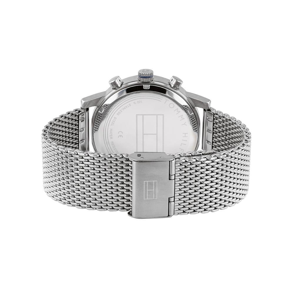 Chronograph Watch - Tommy Hilfiger 1710402 Men's Kane Silver Chronograph Watch