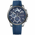 Chronograph Watch - Tommy Hilfiger 1791350 Men's Blue Chronograph Watch