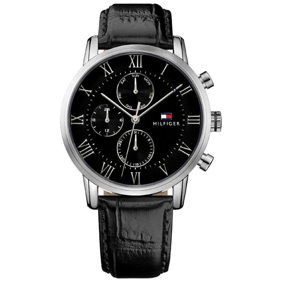Chronograph Watch - Tommy Hilfiger 1791401 Men's Kane Black Watch