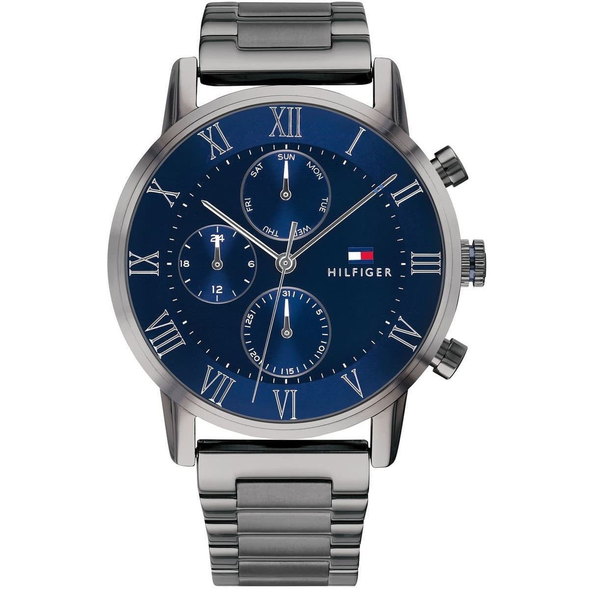 Chronograph Watch - Tommy Hilfiger 1791456 Men's Kane Blue Watch