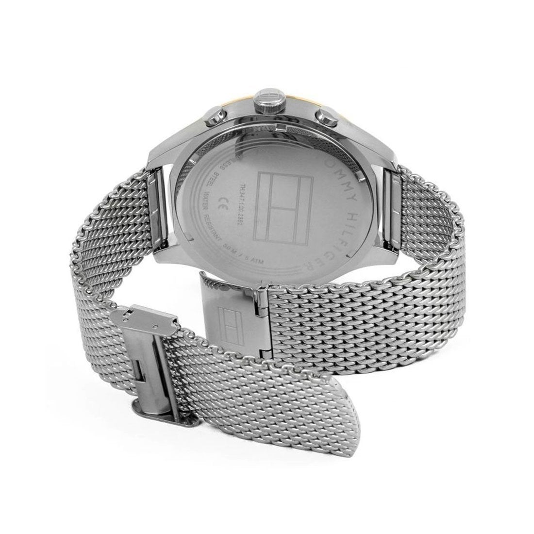 Chronograph Watch - Tommy Hilfiger 1791466 Men's Gavin Silver Chronograph Watch