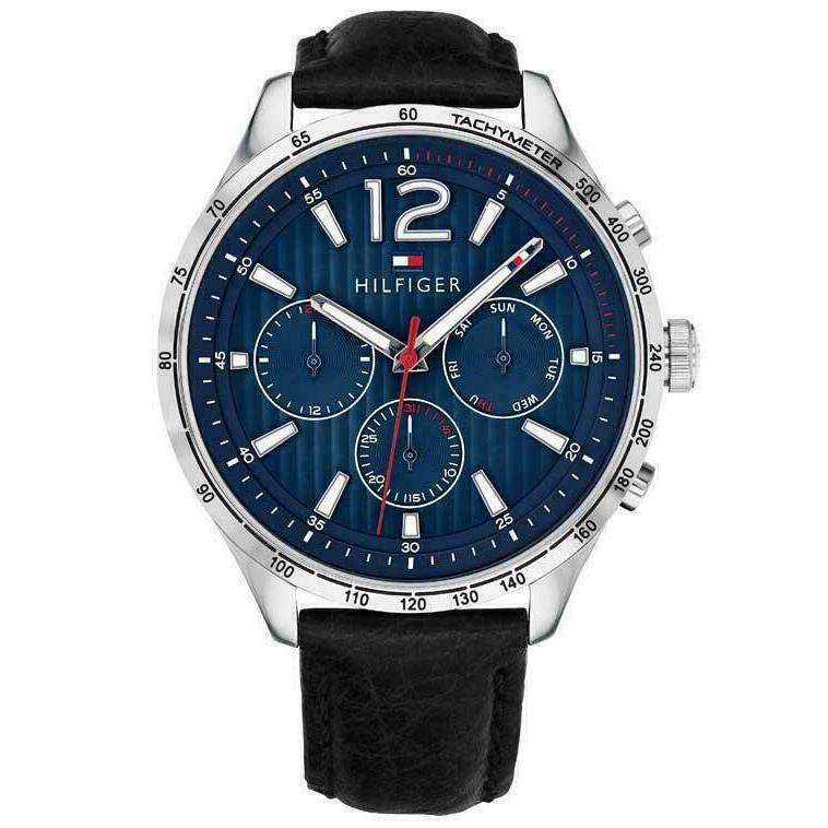 Chronograph Watch - Tommy Hilfiger 1791468 Men's Blue Chronograph Watch
