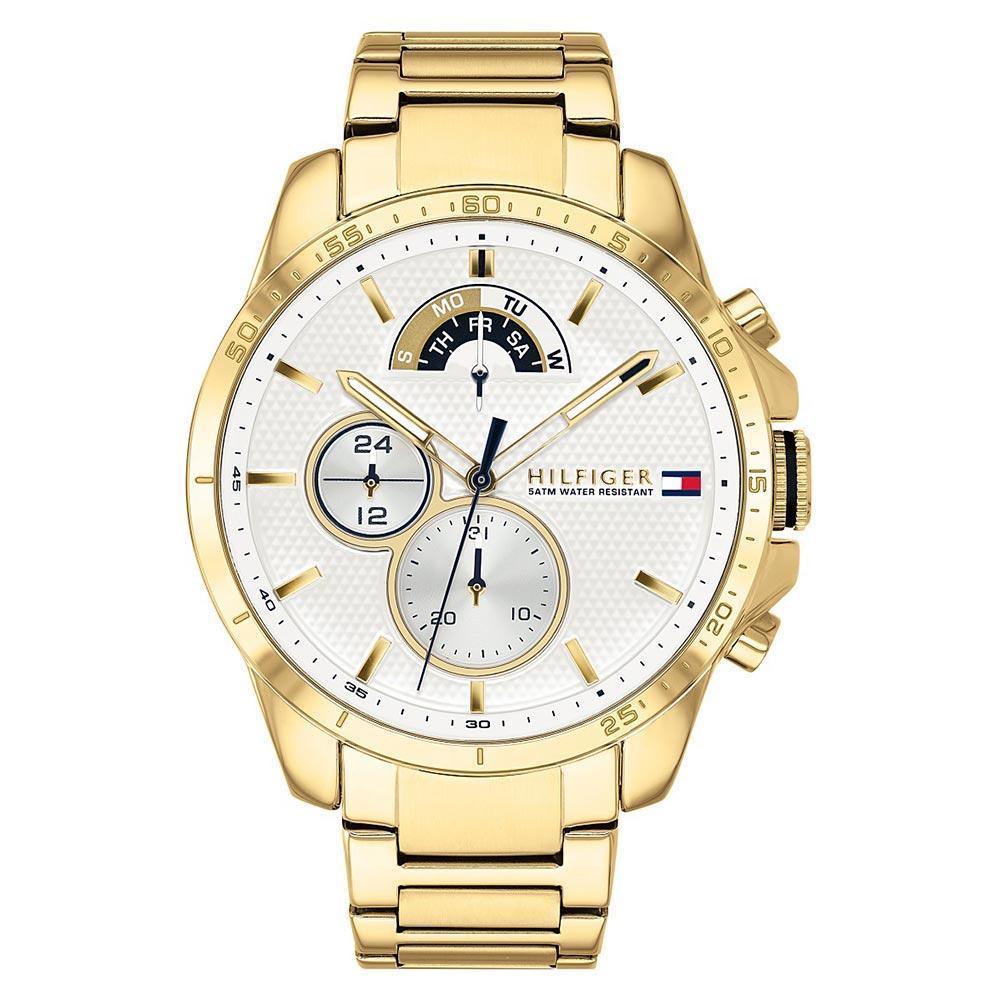 Chronograph Watch - Tommy Hilfiger 1791538 Men's Gold Chronograph Watch