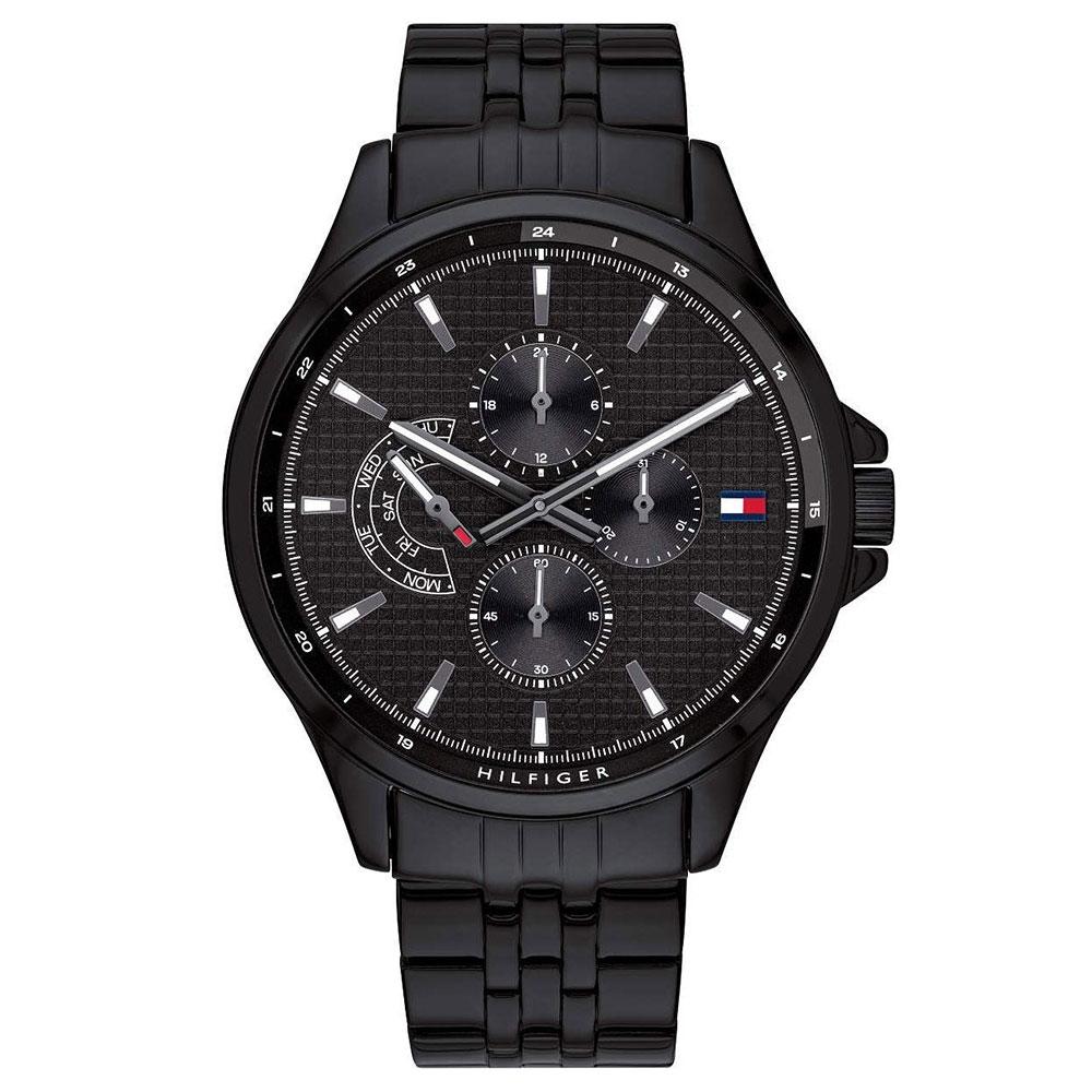 Chronograph Watch - Tommy Hilfiger 1791611 Men's Shawn Black Chronograph Watch