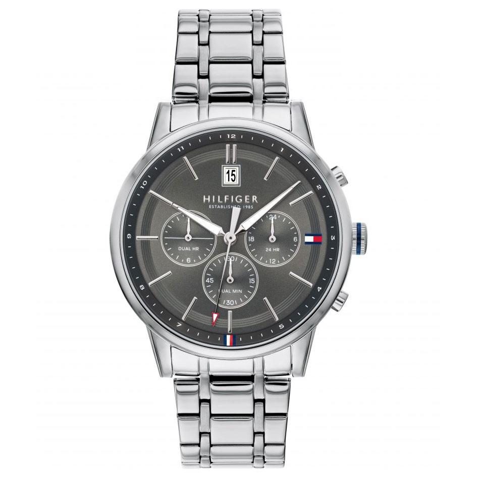 Chronograph Watch - Tommy Hilfiger 1791632 Men's Kyle Silver Chronograph Watch