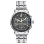 Chronograph Watch - Tommy Hilfiger 1791632 Men's Kyle Silver Chronograph Watch