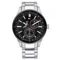 Chronograph Watch - Tommy Hilfiger 1791639 Men's Austin Silver Chronograph Watch