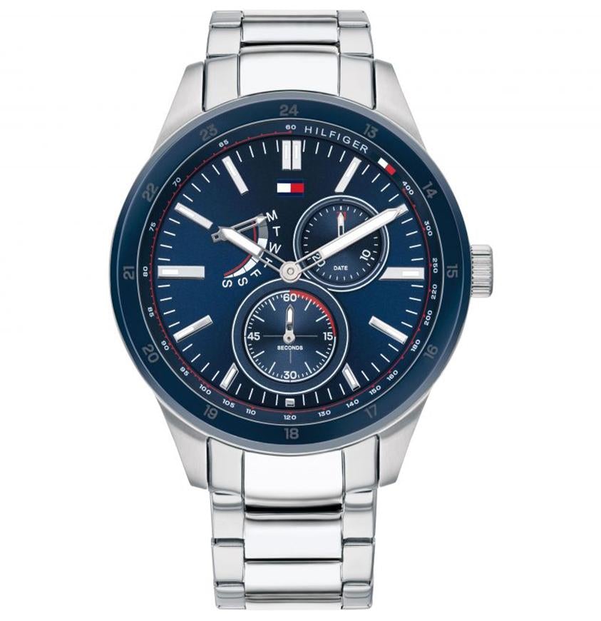Chronograph Watch - Tommy Hilfiger 1791640 Men's Austin Navy Blue Chronograph Watch