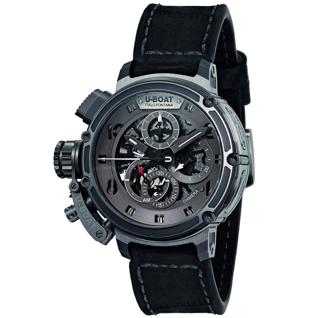 Chronograph Watch - U-Boat 8066 Men's Black Chimera Chronograph Watch