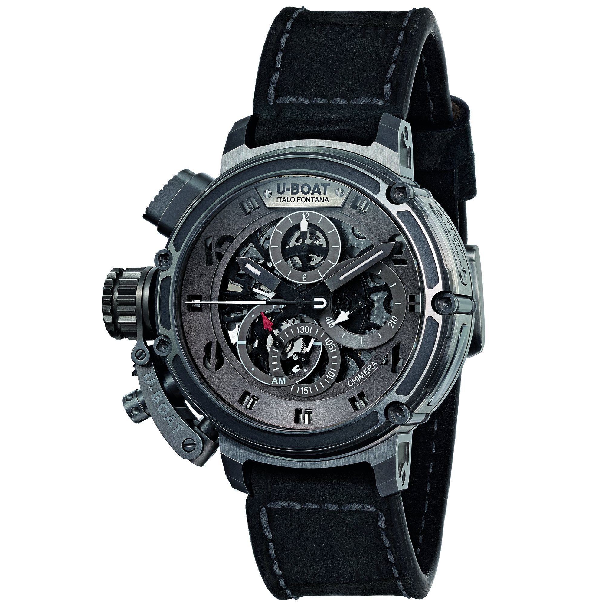 Chronograph Watch - U-Boat 8066 Men's Black Chimera Chronograph Watch