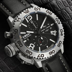 Chronograph Watch - U-Boat 9016 Men's Black Doppiotempo Chronograph Watch